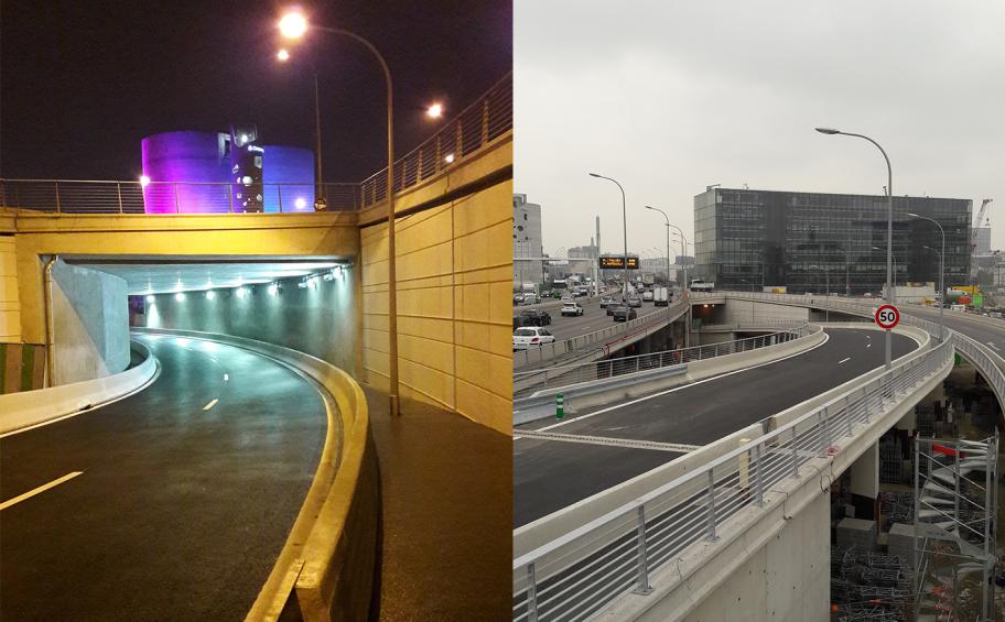 Paris : Quai d'Ivry interchange is looking very different
