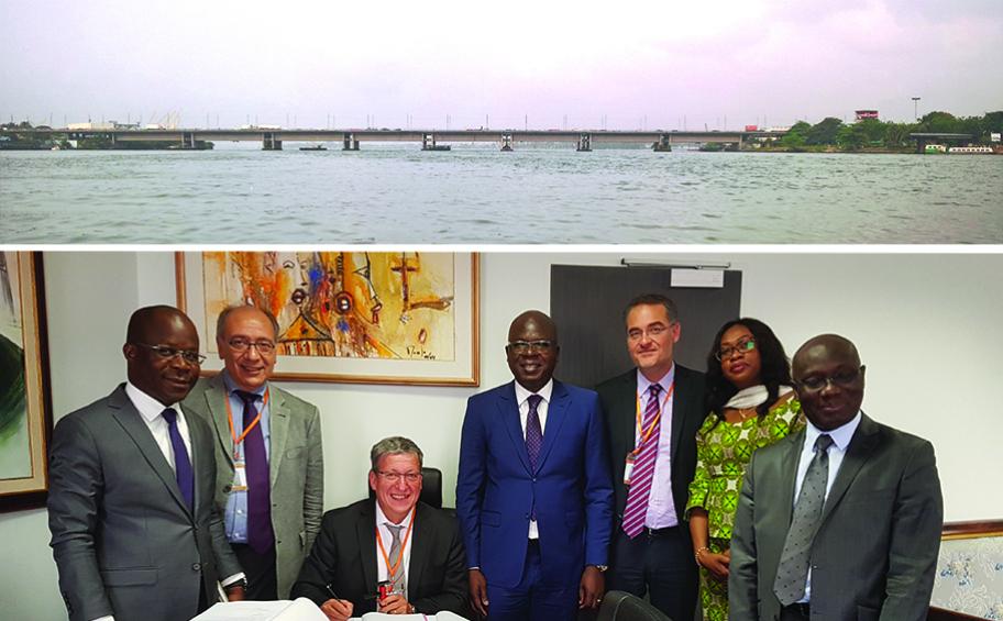 Eiffage et Spie batignolles ont remporté le contrat pour la réhabilitation du pont Houphouët-Boigny à Abidjan en Côte d’Ivoire