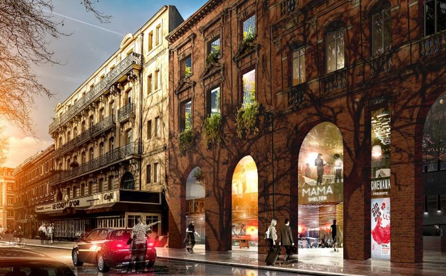 Eiffage Immobilier begins construction of a Mama Shelter on the former site of the Les Nouveautés cinema in Toulouse