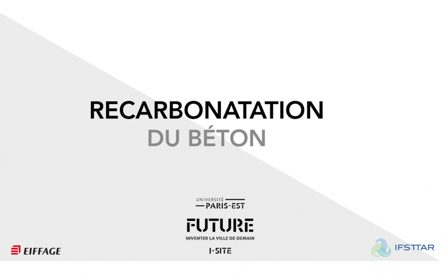 Recarbonation of concrete: a first one on LaVallée