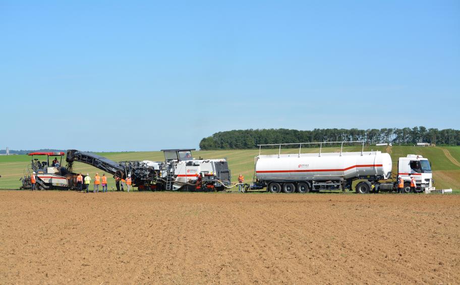 Innovation: the Recyclean® process is tested under the Cerema’s supervision in Seine et Marne
