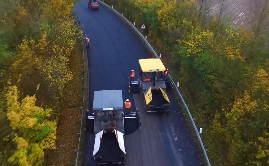 Our Recyclean® process has taken to the road in Flanders on the RD53 between Hondeghem and Hazebrouck (59)