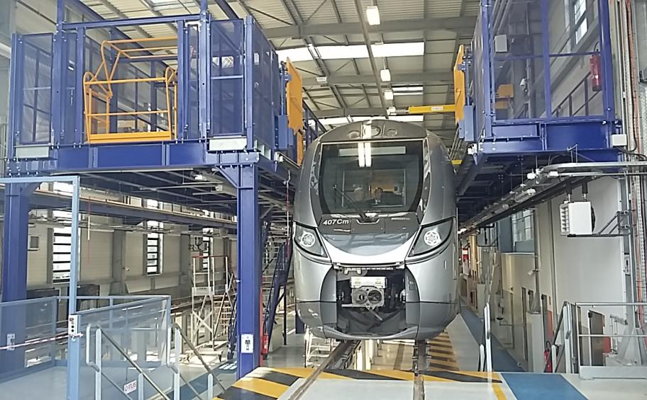 Les ateliers des TER Régiolis inaugurés à Bordeaux
