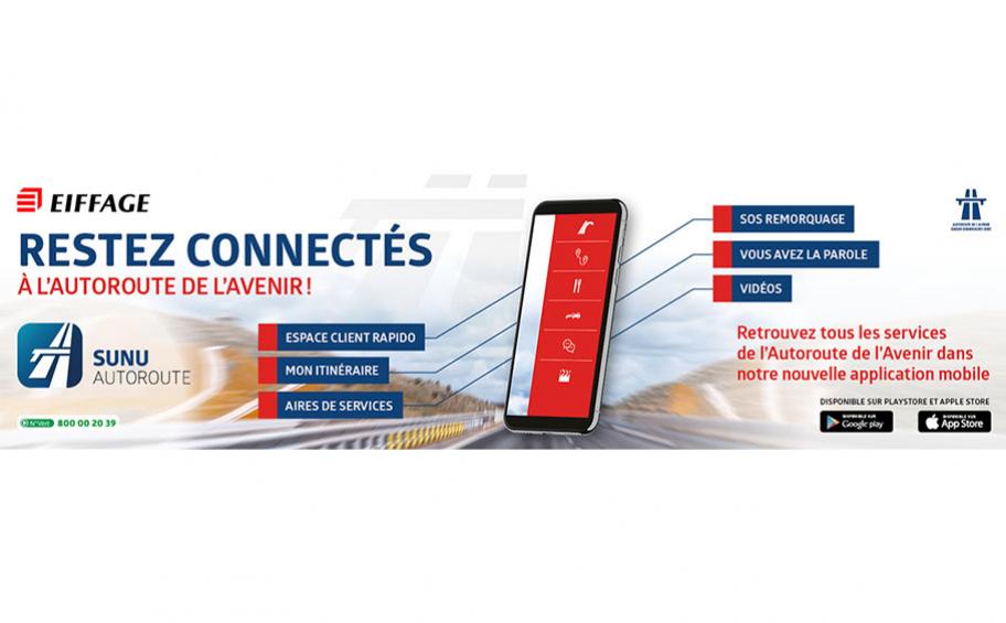 Launch of the Sunu Autoroute app to stay connected on the Motorway of the Future (Autoroute de l’Avenir)