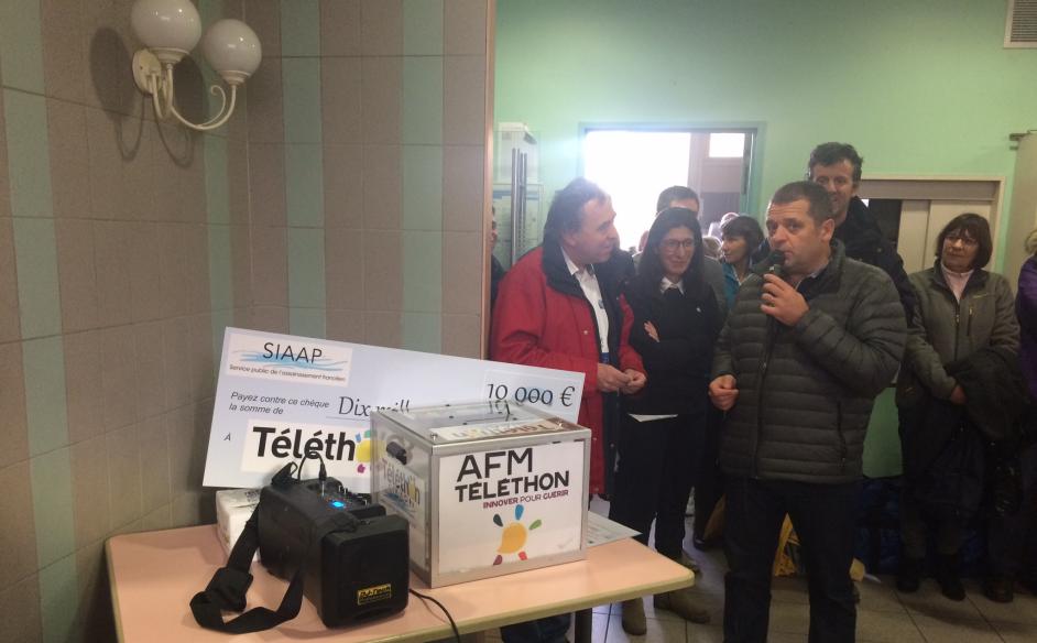 Eiffage Génie Civil au côté du SIAAP pour le Téléthon