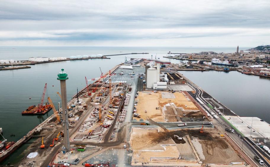In Le Havre (76), Tinel participates in the development of the Joannès Couvert quay