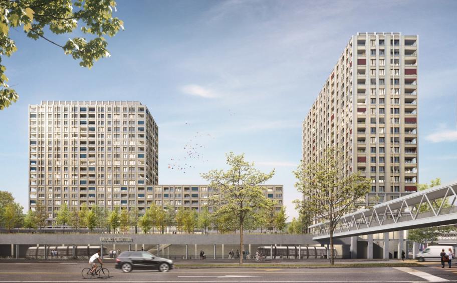 Le 3e plus grand projet de construction de logements en Suisse « Tivoli Garten », réalisé par Eiffage Construction, prend de la hauteur