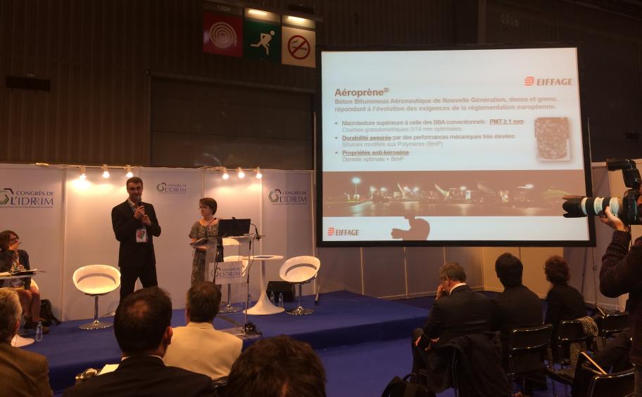 Eiffage Route lauréate des trophées du Comité Innovation Routes & Rues pour l’Aéroprène®