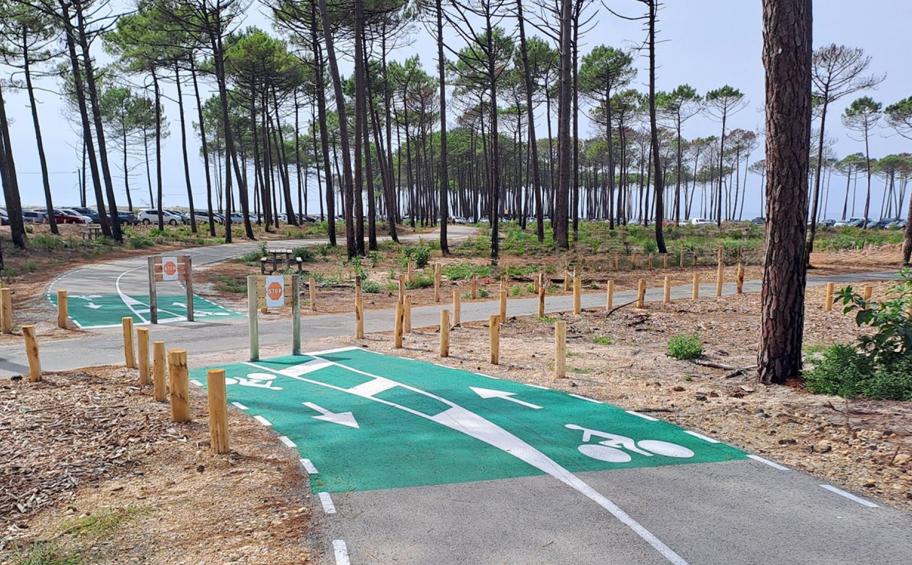 Eiffage Route built the Vélodyssée cycle path in La Teste-de-Buch (33)