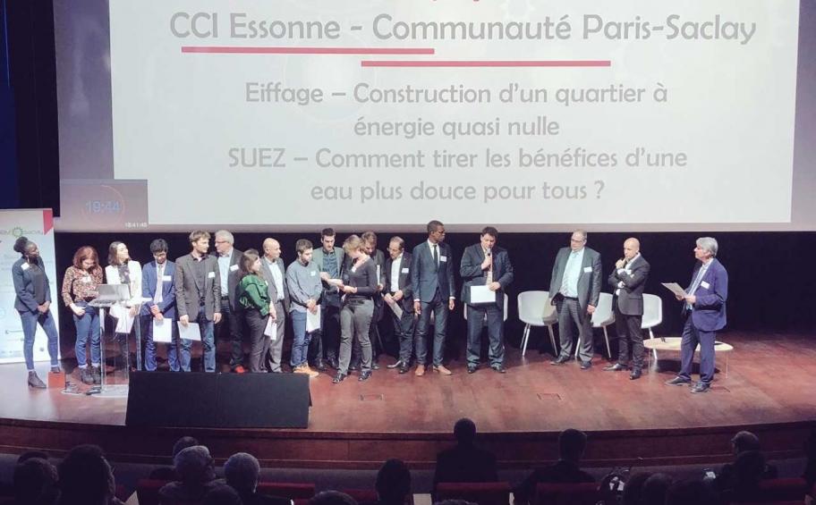 The Eiffage challenge proposed in the context of the Drim'in Saclay competition wins the jury's "coup de coeur" prize