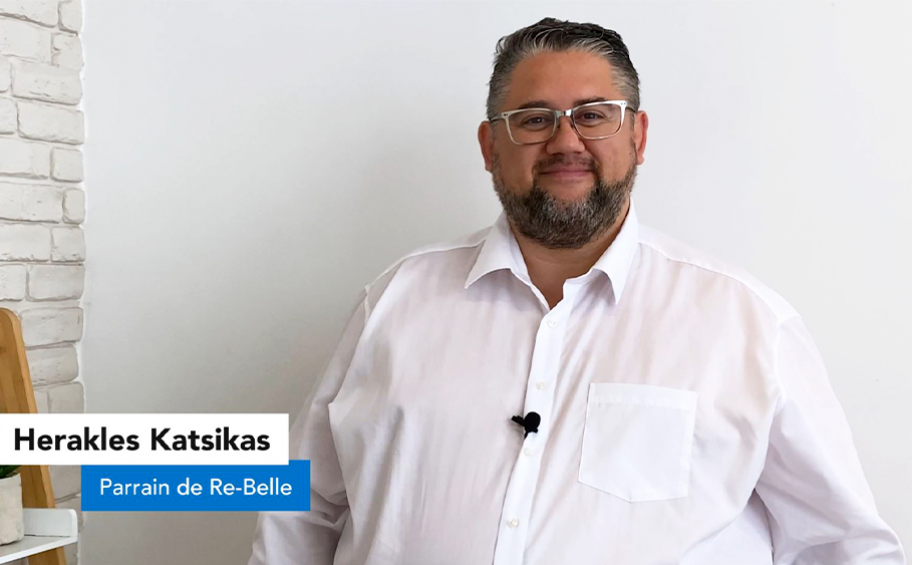 Fondation Eiffage - Héraklès Katsikas, prevention manager at Eiffage Rail, presents the Re-Belle association
